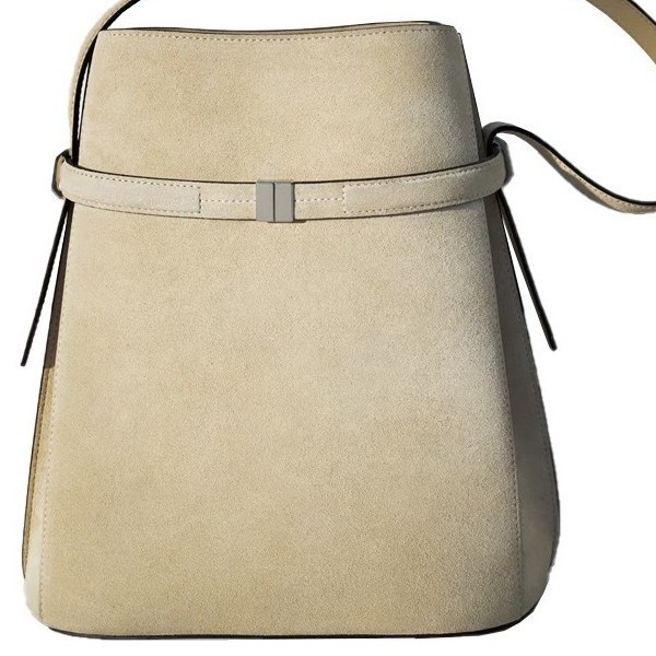 New Cross-Border Bucket Bag, Swedish Italian Cowhide Leather Minimalist Versatile Women's Handbag & Shoulder Bag For Summer - Thumbnail 2