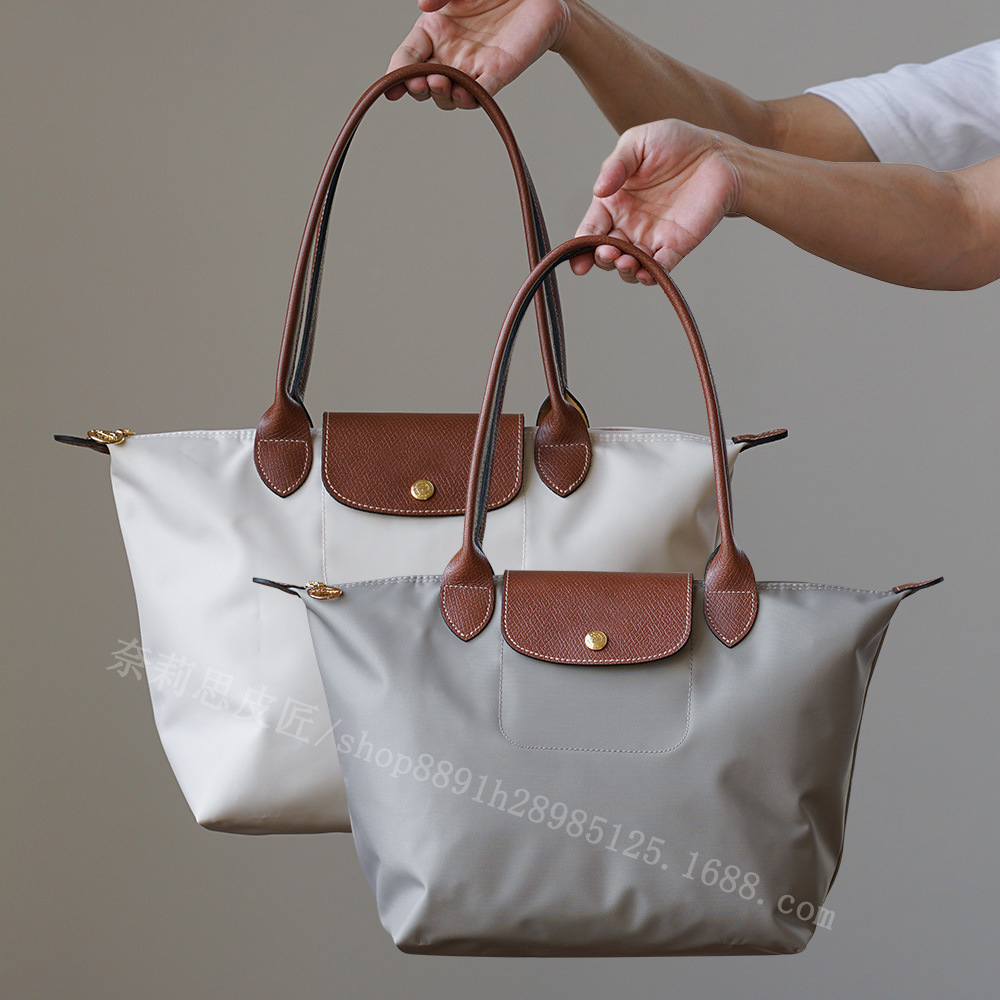 French Style Large Dumpling Bag Classic Eco-Friendly Foldable Large Capacity Shoulder Tote Bag For Women - Thumbnail 4