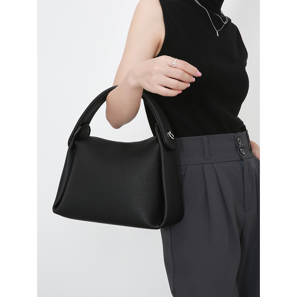 Soft Cigarette Case Style Casual French Dumpling Bag 2026 Spring/Summer New Simple Versatile Retro Shoulder Crossbody Handbag - Thumbnail 3