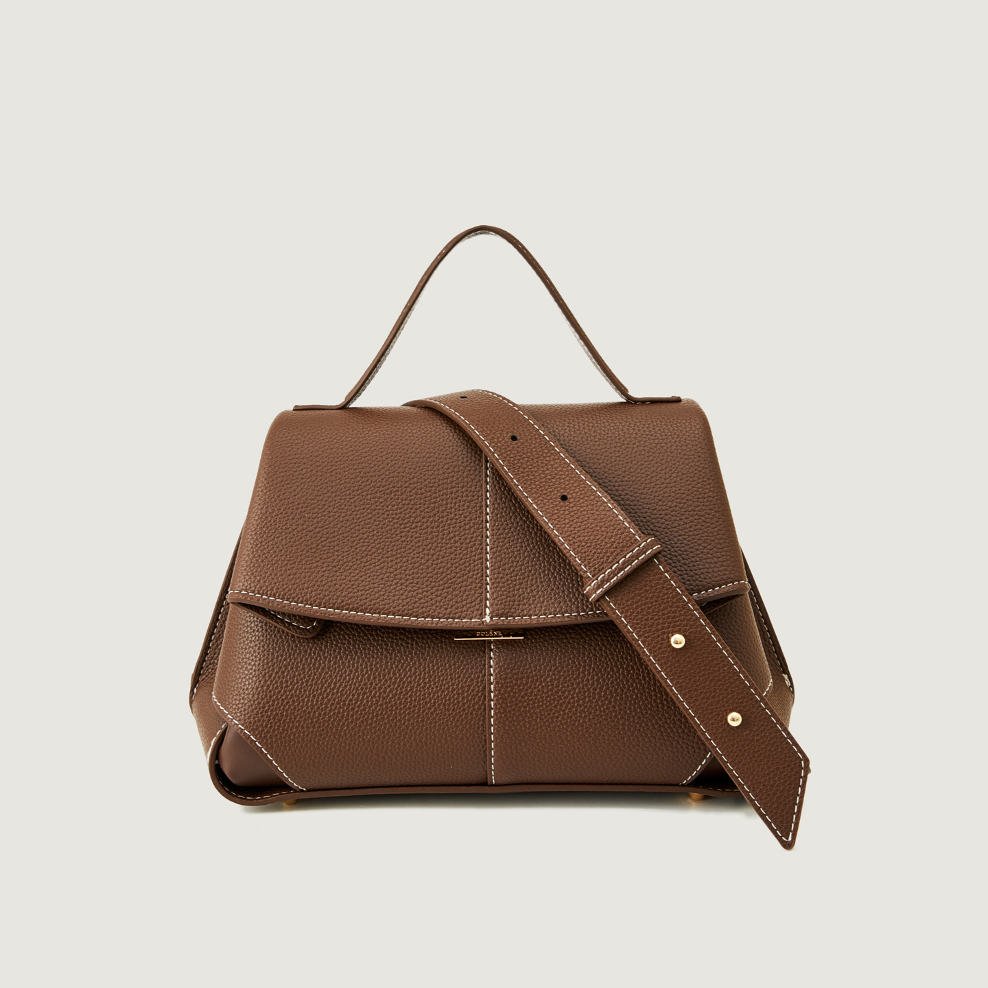 2026 New French Lychee Grain Luxury Pleated Smile Bag Large Capacity Niche Shoulder Crossbody Bag