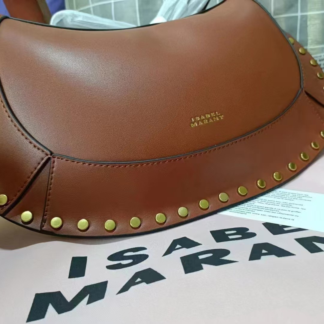 Cross-Border Niche Design Retro French Studded Crescent Bag For Women, New Fashion Versatile Shoulder And Crossbody Bag - Thumbnail 6