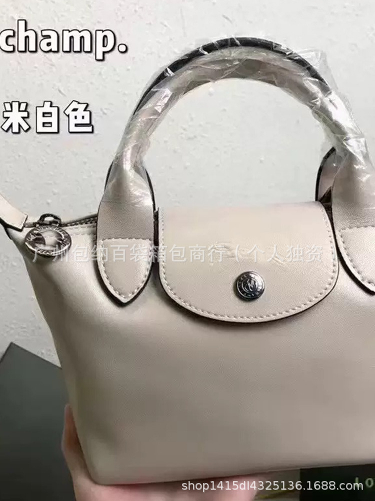 新款法式龙镶包小羊皮迷你饺子包时尚百搭单肩包斜挎手提跨境女包 - Thumbnail 11