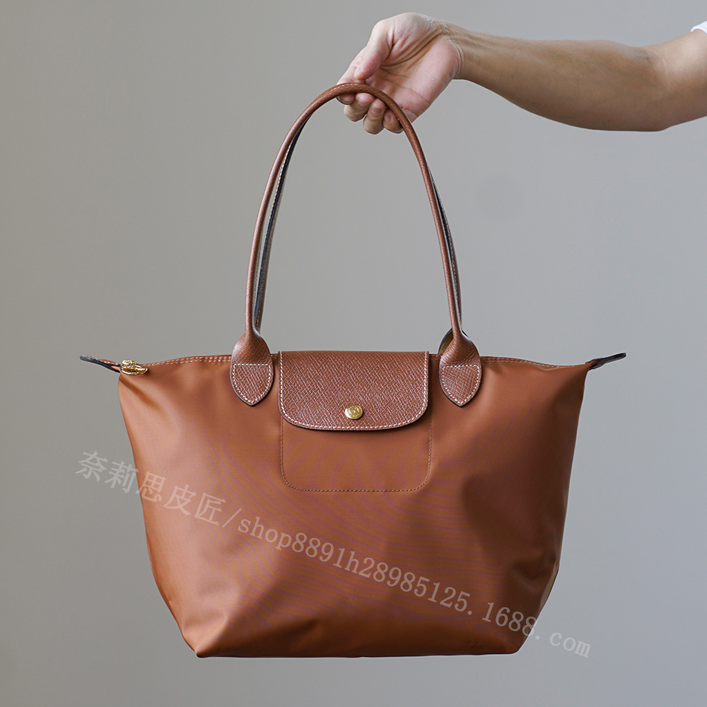 French Style Large Dumpling Bag Classic Eco-Friendly Foldable Large Capacity Shoulder Tote Bag For Women
