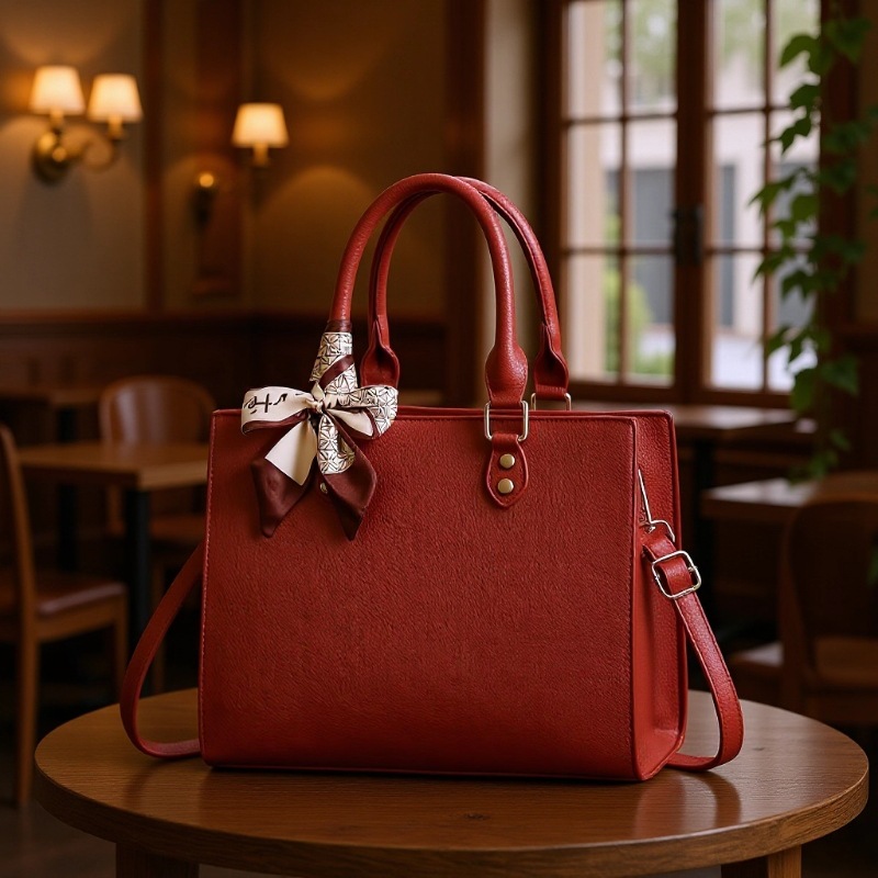 Structured Top Handle Bag