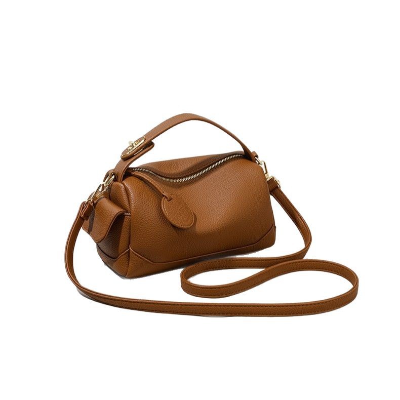 Сумка女式大容量通勤轻奢软皮包包小众枕头包欧式风格手提斜 - Thumbnail 5